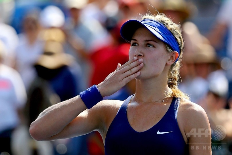 ブシャールが快勝で初戦突破、全米オープン 写真12枚 国際ニュース:AFPBB News