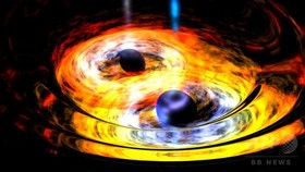 3例目の重力波検出、30億光年先でブラックホール合体 米LIGO 3例目の重力波検出、30億光年先でブラックホール合体 米LIGO