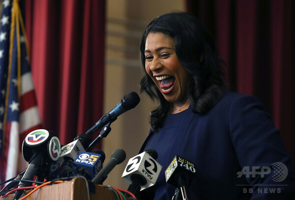 米サンフランシスコに初の黒人女性市長、接戦の市長選制する