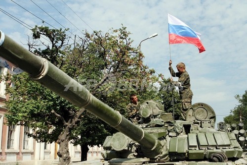 ロシア大統領、グルジアへの軍事作戦停止を指示 ロシア大統領、グルジアへの軍事作戦停止を指示