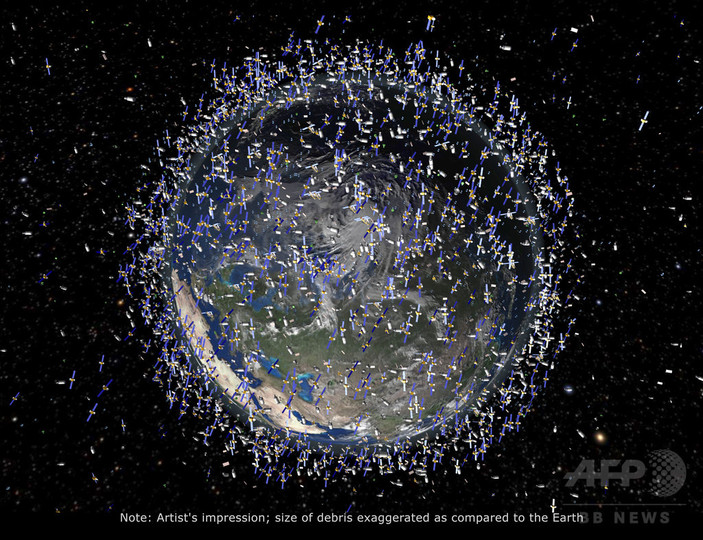 宇宙ごみの位置情報公開を、「危機的状況」にESAが訴え 宇宙ごみの位置情報公開を、「危機的状況」にESAが訴え