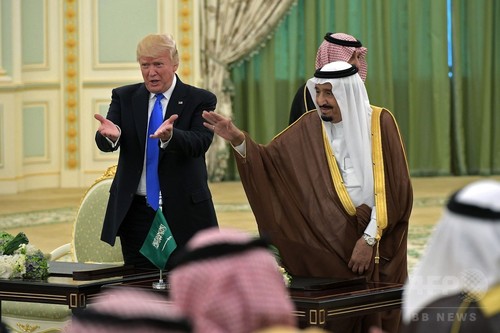 トランプ大統領がサウジ訪問、米国から約12兆円の武器売却へ トランプ大統領がサウジ訪問、米国から約12兆円の武器売却へ