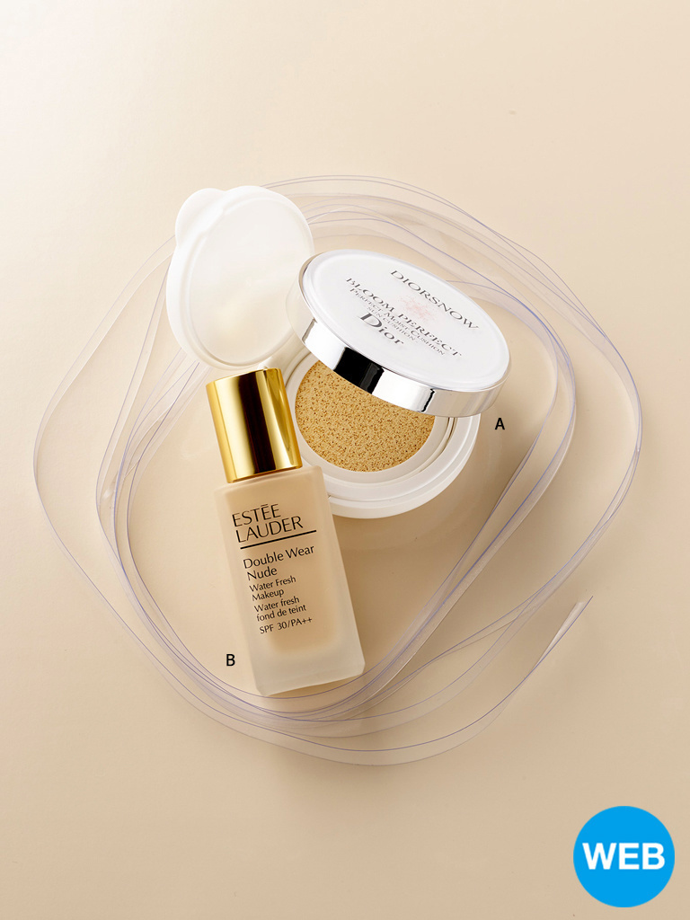 <HANKYU BEAUTY SPRING COSMETICS>ファッションもメイクも色映えする、薄×軽×涼の完璧肌 <HANKYU BEAUTY SPRING COSMETICS>ファッションもメイクも色映えする、薄×軽×涼の完璧肌
