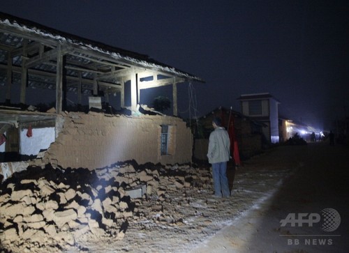 中国雲南省でM6.0の地震、死者1人 負傷者324人