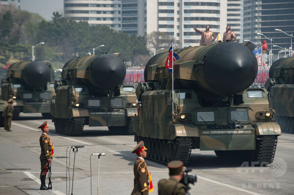 北朝鮮、ミサイル発射に失敗 米韓国防当局