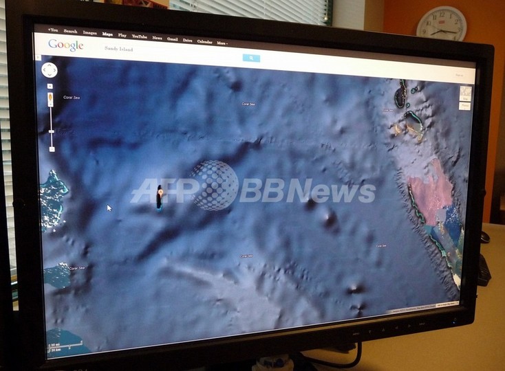 グーグルマップ上の「幻の島」、19世紀捕鯨船の誤認が起源か グーグルマップ上の「幻の島」、19世紀捕鯨船の誤認が起源か