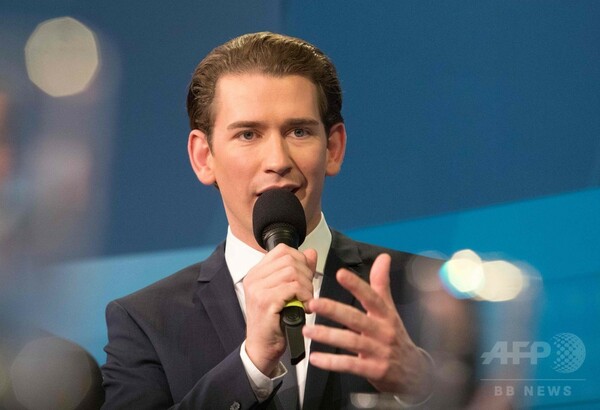オーストリア総選挙、中道右派勝利へ 「風雲児」31歳首相誕生か