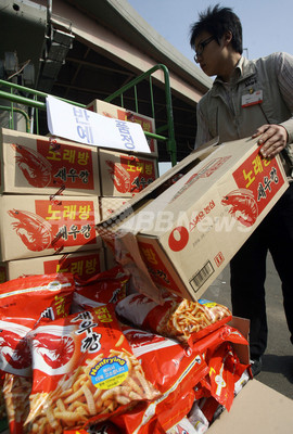 韓国製スナック菓子からネズミの頭部、中国の工場で混入か 韓国製スナック菓子からネズミの頭部、中国の工場で混入か