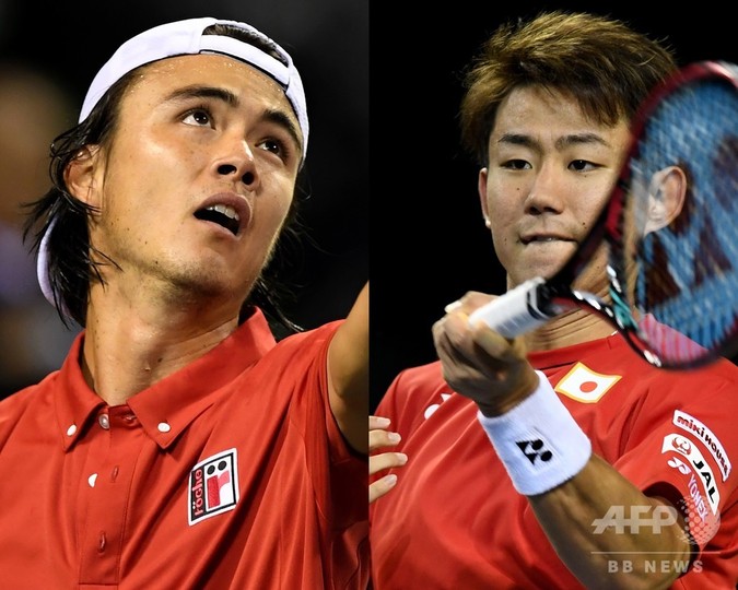 日本が初日2連勝、ダニエルと西岡がストレート勝ち デ杯 日本が初日2連勝、ダニエルと西岡がストレート勝ち デ杯