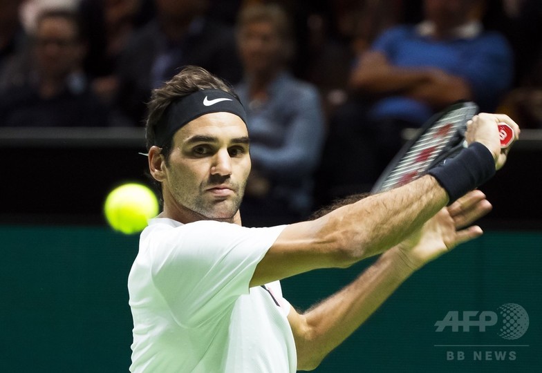 フェデラーが最年長世界1位に王手、ABNアムロ フェデラーが最年長世界1位に王手、ABNアムロ