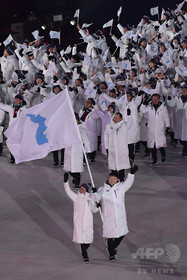 平昌パラで南北合同入場せず、北朝鮮「竹島」ない統一旗「受け入れられない」 平昌パラで南北合同入場せず、北朝鮮「竹島」ない統一旗「受け入れられない」