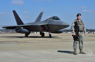 米、ステルス戦闘機F22を韓国に派遣 北朝鮮をけん制 米、ステルス戦闘機F22を韓国に派遣 北朝鮮をけん制