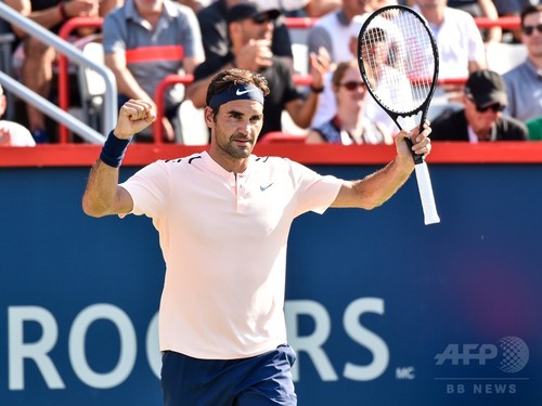 フェデラーがロジャーズ杯決勝へ、今季6勝目かけズベレフと激突 フェデラーがロジャーズ杯決勝へ、今季6勝目かけズベレフと激突