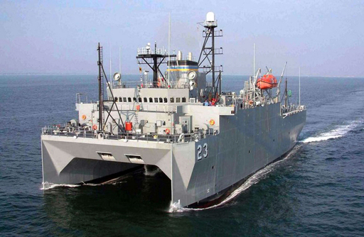 中国艦船、米海軍調査船に妨害行為 南シナ海の公海上