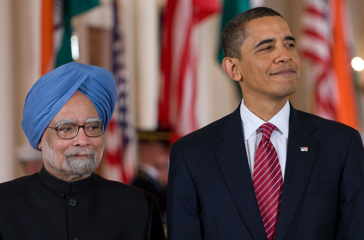 「インドは不可欠のパートナー」、米印首脳会談後にオバマ大統領