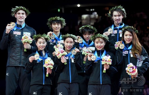 日本がフィギュア国別対抗戦を制す、メドベデワ圧巻も三原と樋口が上位進出 日本がフィギュア国別対抗戦を制す、メドベデワ圧巻も三原と樋口が上位進出