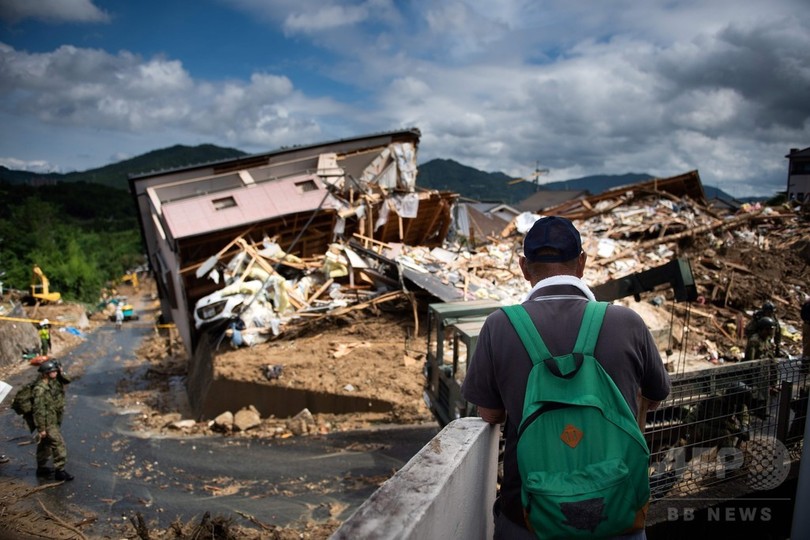 西日本豪雨、死者134人に 行方不明者も多数 西日本豪雨、死者134人に 行方不明者も多数