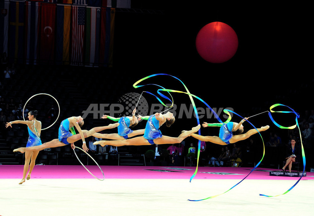 団体種目別でロシア、ブルガリアが金メダル 世界新体操選手権 写真19枚 国際ニュース：AFPBB News