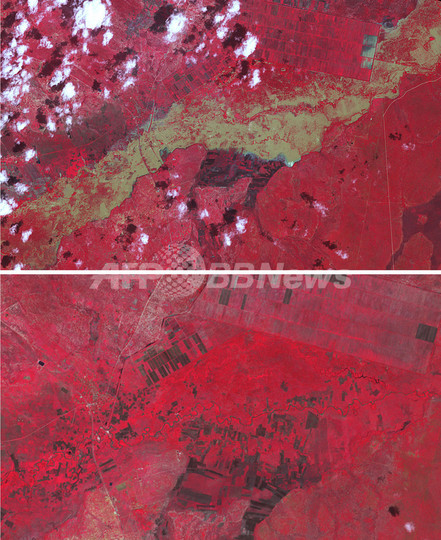洪水の傷跡くっきり、豪雨被害のタンザニア衛星画像 洪水の傷跡くっきり、豪雨被害のタンザニア衛星画像