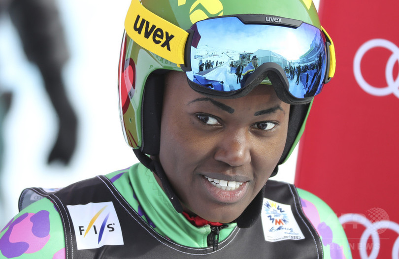 ケニアの19歳シマデル、母国初の女子アルペンスキーヤーとして平昌五輪へ ケニアの19歳シマデル、母国初の女子アルペンスキーヤーとして平昌五輪へ