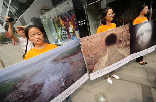 ナイキ・アディダスの中国工場排水から有毒物質、長江など汚染と環境団体
