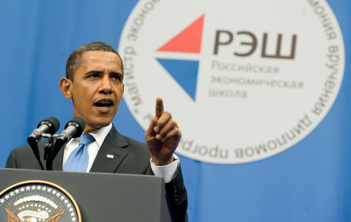 オバマ大統領、モスクワで講演 米露協力関係の必要性を強調