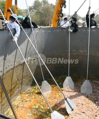 ギネスに挑戦、インドで13トンの炊き込みご飯 ギネスに挑戦、インドで13トンの炊き込みご飯