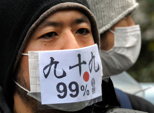 格差をなくす世界一斉行動の日、東京でもデモ行進
