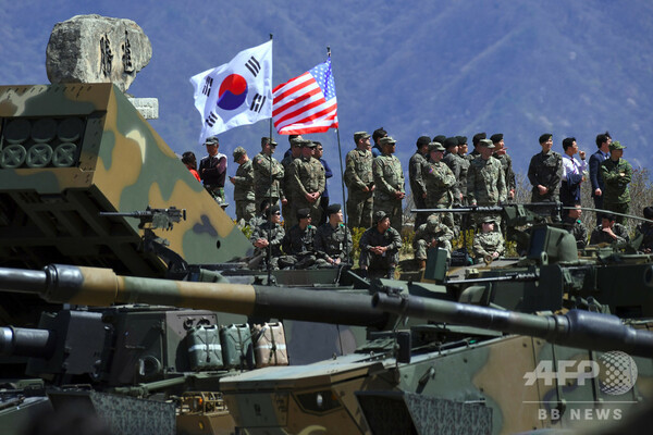 米韓、合同軍事演習の規模縮小へ 北との核協議に配慮