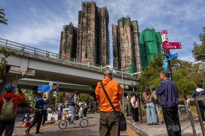 香港火災、説明責任求める活動家拘束 オンライン署名も削除