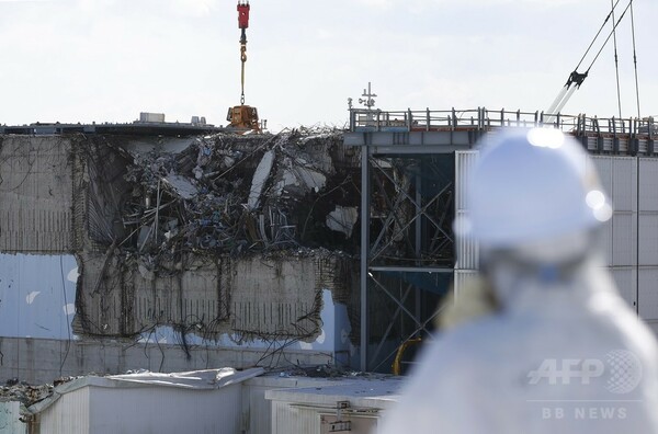 福島第1原発を報道陣に公開、まもなく震災5年