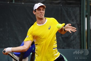 デビス杯日本戦出場のブラジル選手、「人種差別」ともとれるしぐさを謝罪 デビス杯日本戦出場のブラジル選手、「人種差別」ともとれるしぐさを謝罪