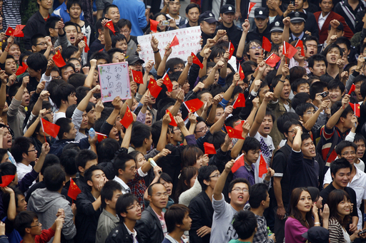 武漢でも反日デモ、日本の尖閣領有に抗議