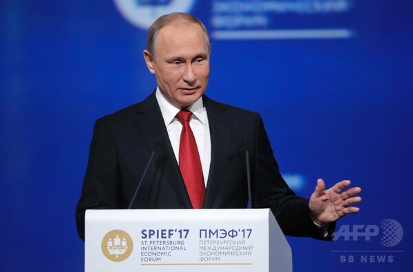 プーチン大統領、トランプ氏との協働呼び掛け 温暖化対策