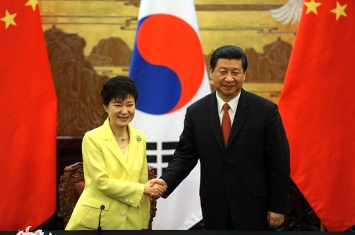 中韓首脳会談、朝鮮半島の非核化を確認