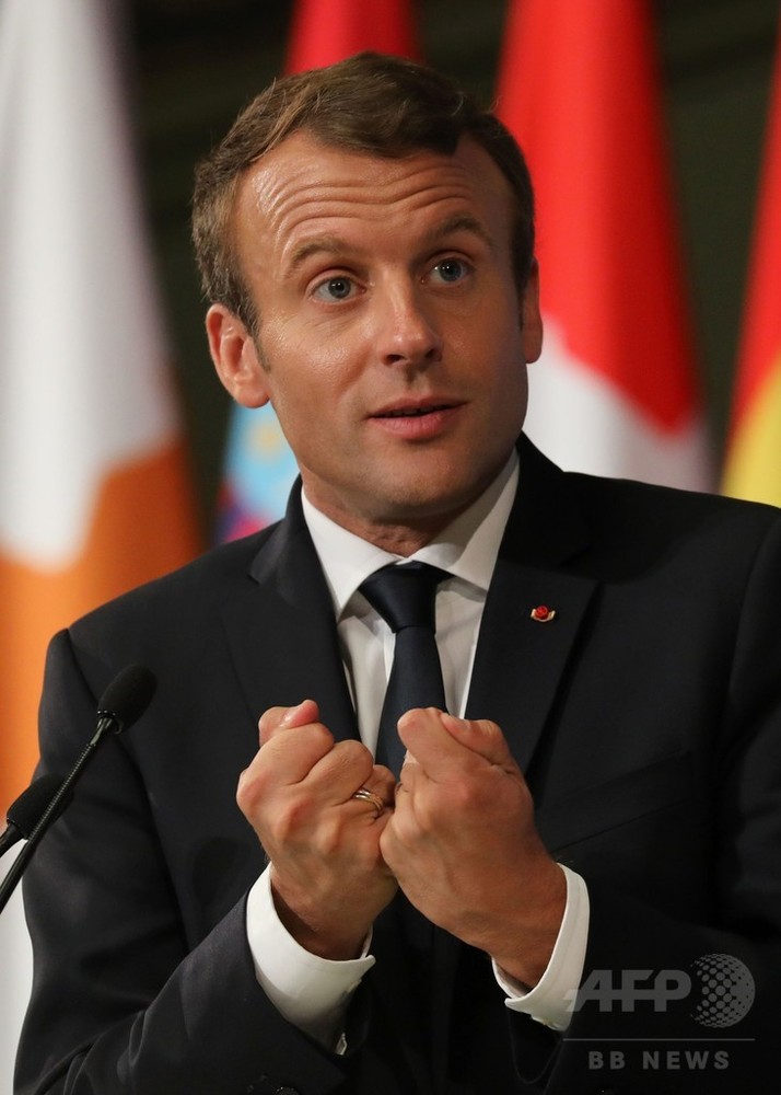 マクロン仏大統領、欧州新時代を訴え 一層のEU統合深化を提案 写真4枚 国際ニュース：AFPBB News