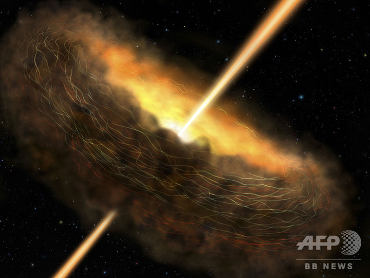 はくちょう座中心部のイメージ図、NASAが公開 はくちょう座中心部のイメージ図、NASAが公開