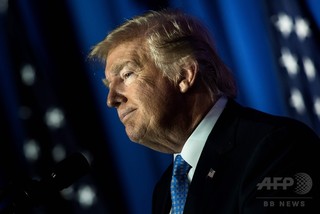 トランプ米大統領、北朝鮮への対応「効果あるのは一つだけ」 トランプ米大統領、北朝鮮への対応「効果あるのは一つだけ」
