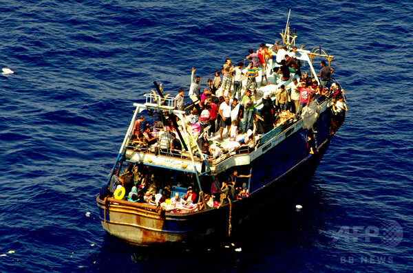 地中海での難民・移民の死者数が過去最多に 国連