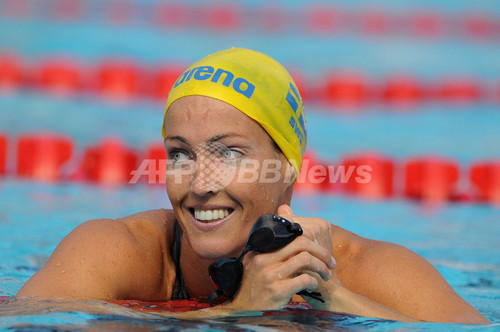 アルシャマー 世界新記録で女子50メートルバタフライ決勝進出、世界水泳 アルシャマー 世界新記録で女子50メートルバタフライ決勝進出、世界水泳
