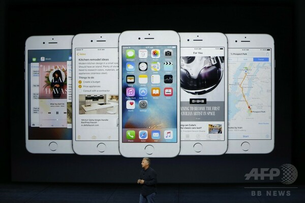 米アップル、「iPhone 6s」「iPad Pro」や新TV端末を発表