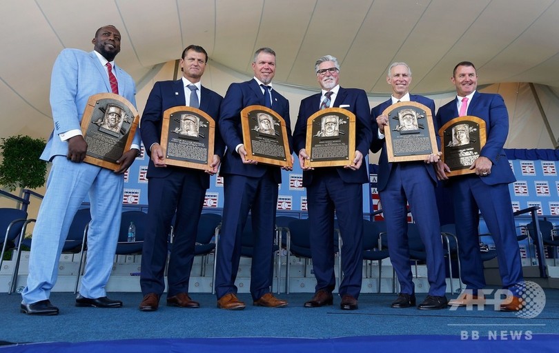 米野球殿堂入り式典開催、ゲレーロ氏ら元MLBスター6人を表彰 米野球殿堂入り式典開催、ゲレーロ氏ら元MLBスター6人を表彰