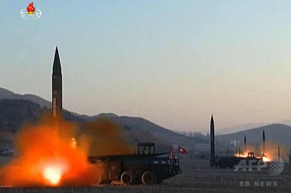 ミサイル発射は「在日米軍基地狙った演習」 北朝鮮国営通信