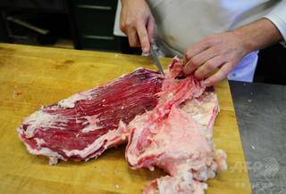 精肉店に「反肉食」の警告掲示、愛護団体抗議でやむなく 米加州 精肉店に「反肉食」の警告掲示、愛護団体抗議でやむなく 米加州