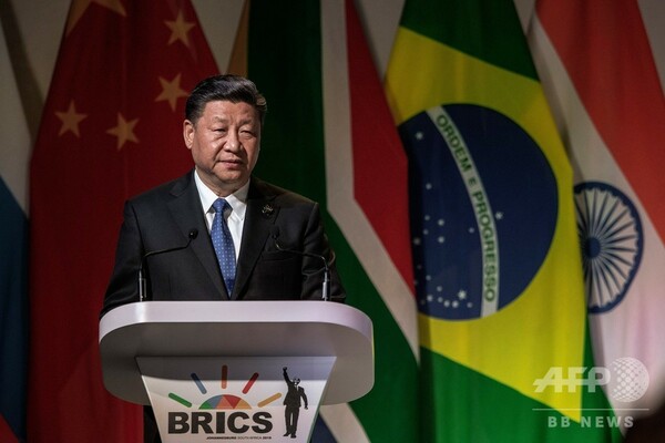 習主席「貿易戦争に勝者なし」 BRICS会議でトランプ氏けん制