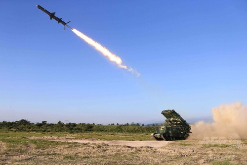 北朝鮮、地対艦ミサイル実験成功と発表 「日本海の目標に命中」 北朝鮮、地対艦ミサイル実験成功と発表 「日本海の目標に命中」