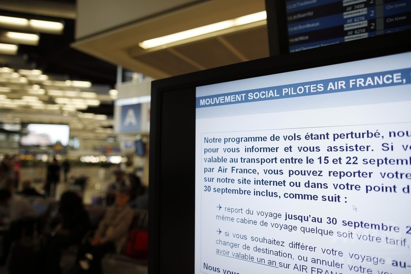 エールフランスのストは「視界不良」、組合側が最新の提案を拒否 エールフランスのストは「視界不良」、組合側が最新の提案を拒否