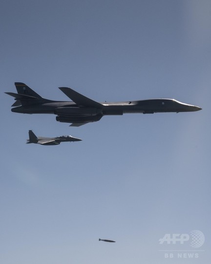 米戦略爆撃機、韓国周辺で飛行訓練 空自の戦闘機も参加 米戦略爆撃機、韓国周辺で飛行訓練 空自の戦闘機も参加