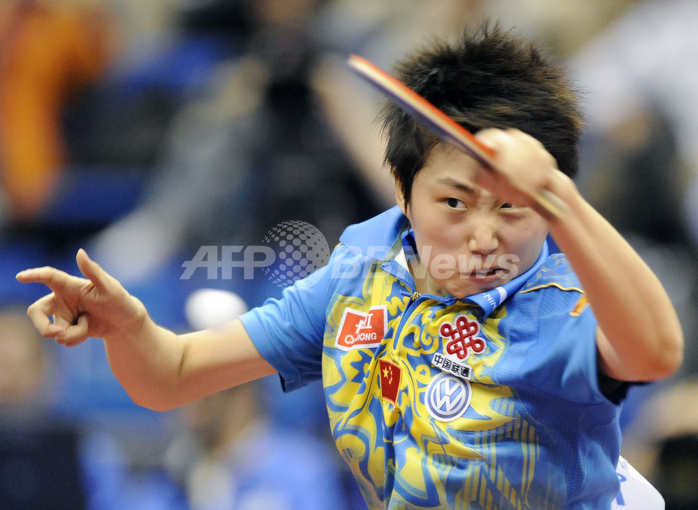 張怡寧 女子シングルスで2度目の優勝、世界卓球 写真9枚 国際ニュース：AFPBB News
