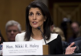 対ロ制裁「クリミア返還まで維持」 米国連大使が明言 対ロ制裁「クリミア返還まで維持」 米国連大使が明言
